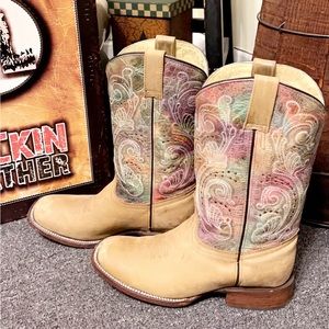 Rockin Leather Boots - Size 9